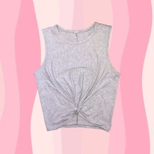 super cute heather grey lululemon tank
